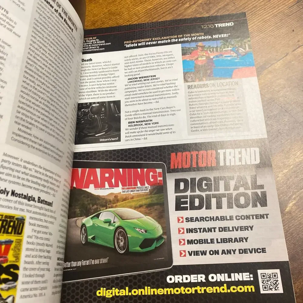 Motor Trend motor trend